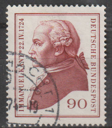 GERMANY 1974 The 250th Anniversary of the Birth of Immanuel Kant, Philosopher ULH SG 1702