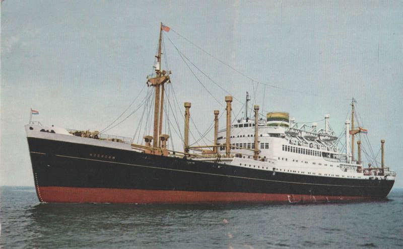 MINT POST CARD MV NOORDAM