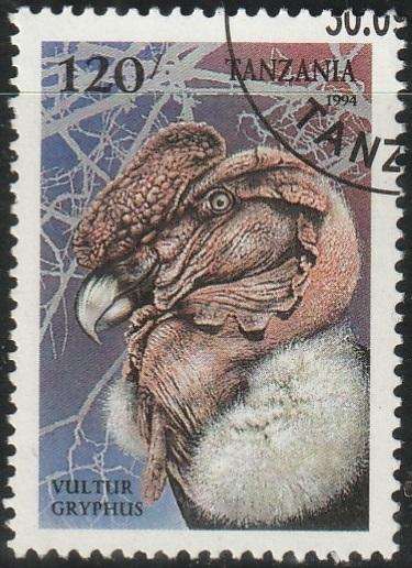 TANZANIA 1994 Birds of Prey VFU SG 1850