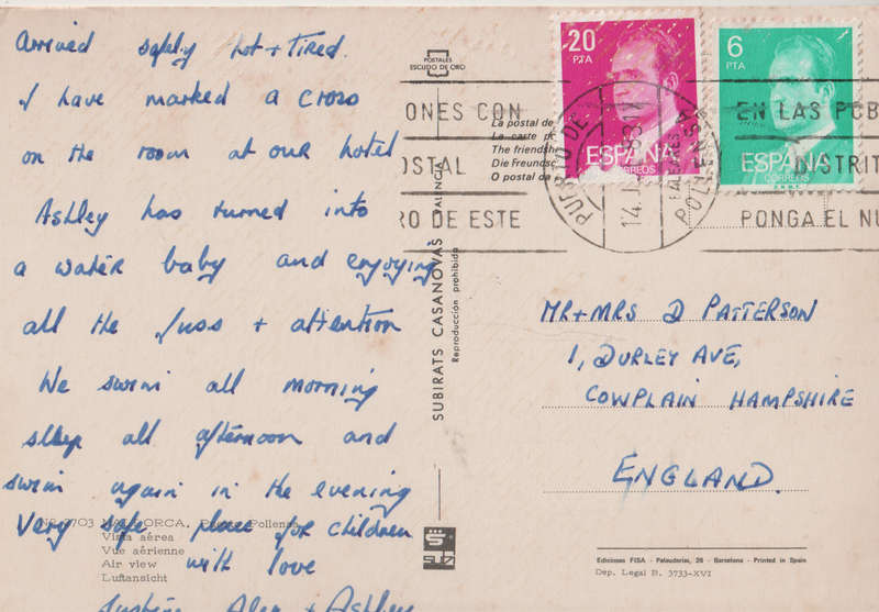 USED POST CARD