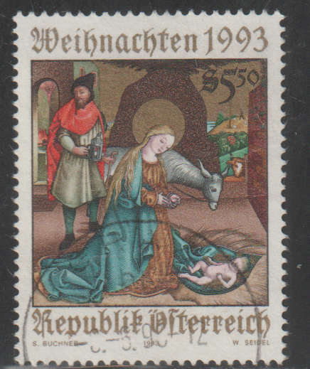 AUSTRIA 1993 Christmas UNH SG 2362