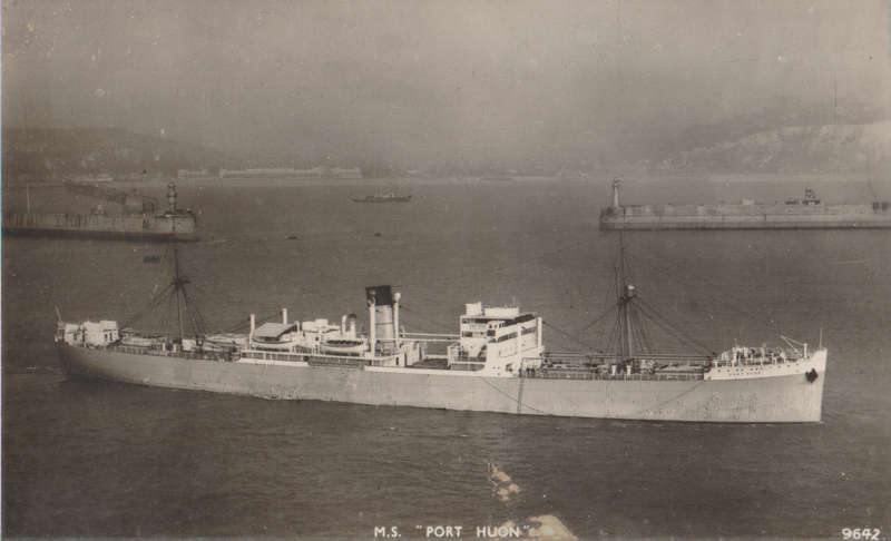 MINT POST CARD MS PORT HUON
