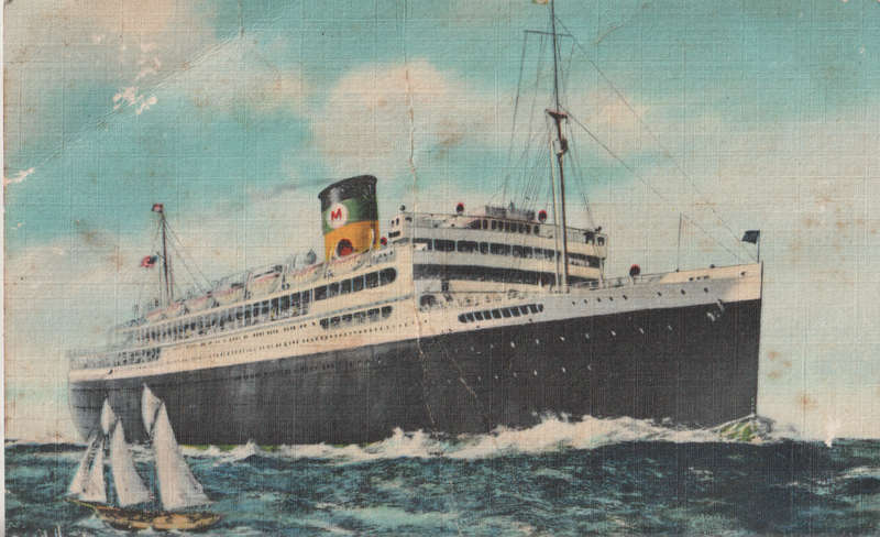 SHIPS OF THE WORLD POST CARDS ARGENTINA OR BRAZIL