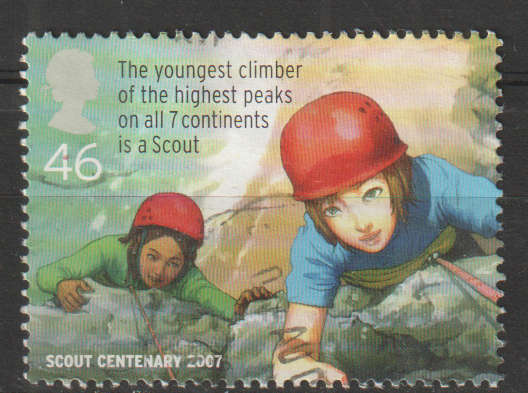 GB 2007 EUROPA Stamps - The 100th Anniversary of Scouting ULH SG 2759