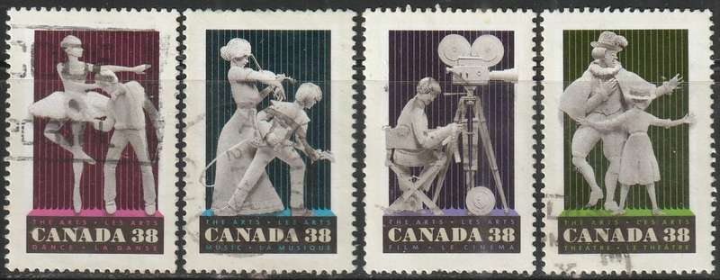 CANADA 1989 Arts and Entertainment ULH SG 1338-41