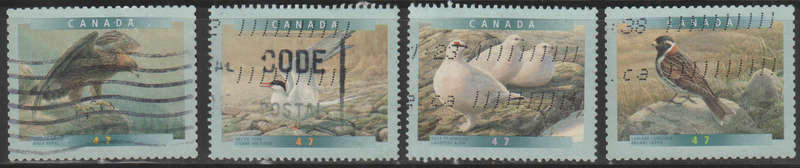 CANADA 2001 Birds ULH SG 2058-61