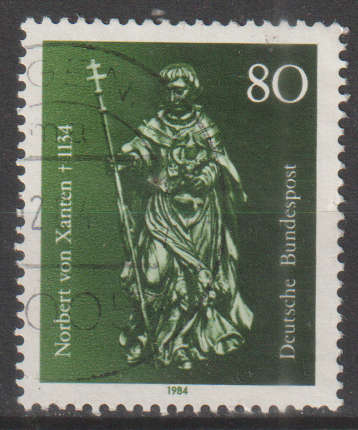 GERMANY 1984 The 850th Anniversary of the Death of Saint Norbert of Xanten ULH SG 2062