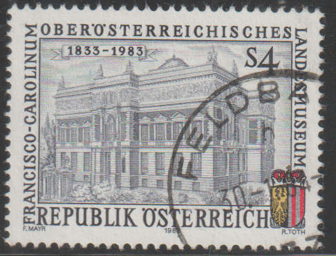 AUSTRIA  1983 The 150th Anniversary of the Upper Austrian Provincial Museum UNH SG 1982
