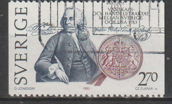 SWEDEN 1983 Sverige - USA 1783 ULH SG 1152