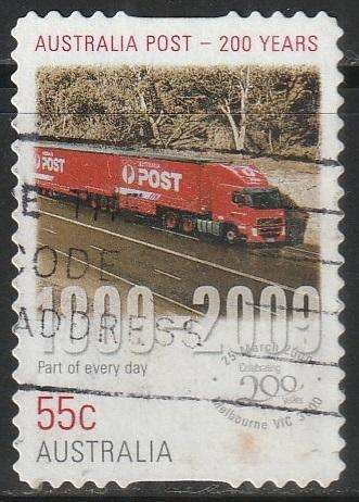 AUSTRALIA 2009 The 200th Anniversary of the Australian Post UNH SG 3182