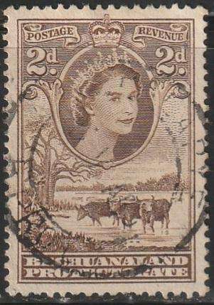 BECHUANALAND 1955 -1958 Queen Elizabeth II ULH SG 145
