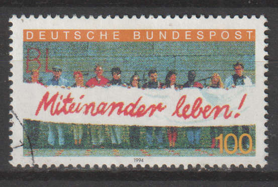 GERMANY 1994 Foreigners in Germany "To live with Each Other" ULH SG 2566