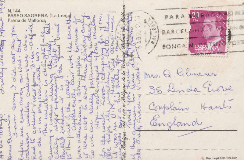 USED POST CARD