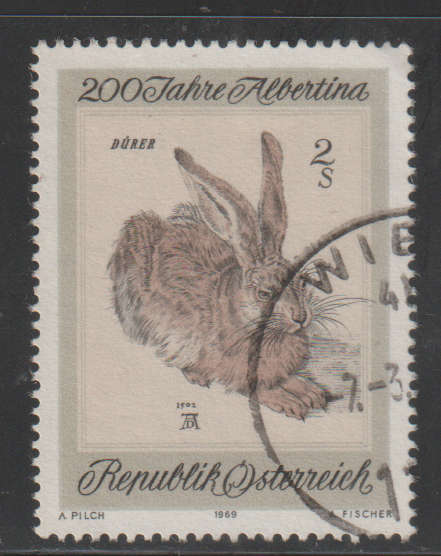 AUSTRIA 1969 The 200th Anniversary of the Albertina Graphics Collection UNH SG 1560