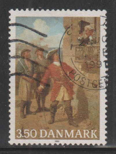 DENMARK 1990 The 300th Anniversary of the Birth of Tordenskiold ULH SG 946