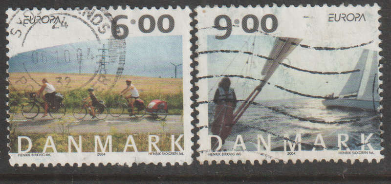 DENMARK 2004 EUROPA Stamps - Holidays ULH SG 1386/7