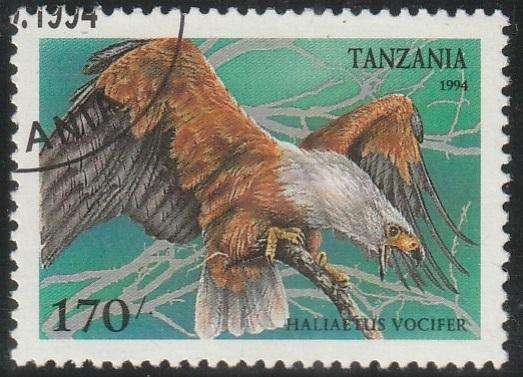 TANZANIA 1994 Birds of Prey VFU SG 1851
