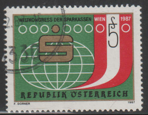 AUSTRIA 1987 World Convention of Savings Banks Vienna 1987 UNH SG 2140