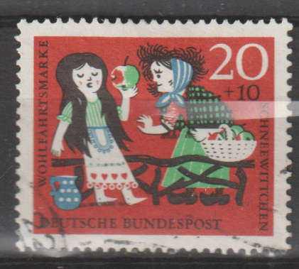 GERMANY 1962 Charity Stamps - Snow White ULH SG 1301