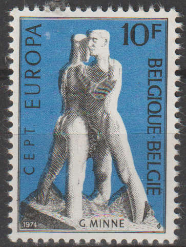 BELGIUM 1974 EUROPA Stamps - Sculptures UMM SG 2351