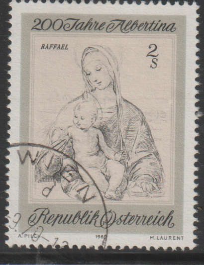 AUSTRIA 1969 The 200th Anniversary of the Albertina Graphics Collection UNH SG 1561