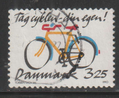 DENMARK 1990 Prevent Bicycle Thefts and Stop Drunk Driving ULH SG 947