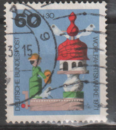 GERMANY 1971 Charity Stamps - Toys ULH SG 1610