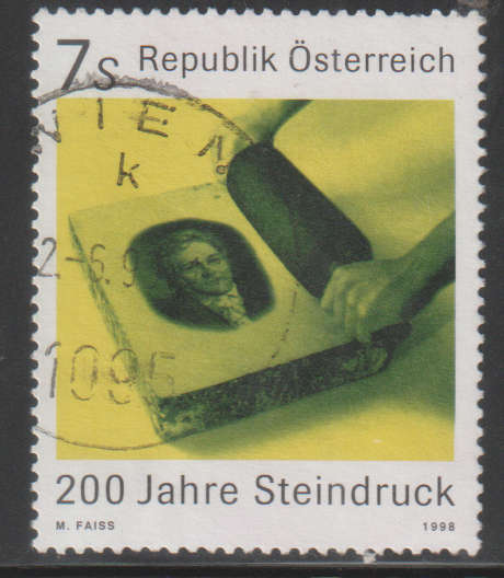 AUSTRIA 1998 The 200th Anniversary of the Invention of Lithography UNH SG 2498