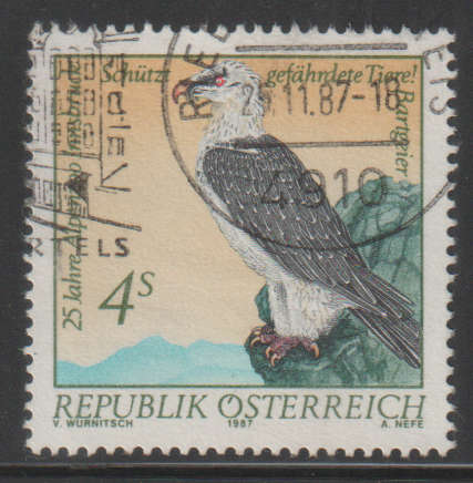 AUSTRIA 1987 Birds - Nature Conservation UNH SG 2143