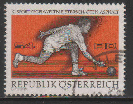 AUSTRIA 1976 World Bowling Championships UNH SG 1761