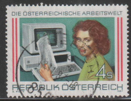 AUSTRIA 1987 Austrian Working Environment UNH SG 2144