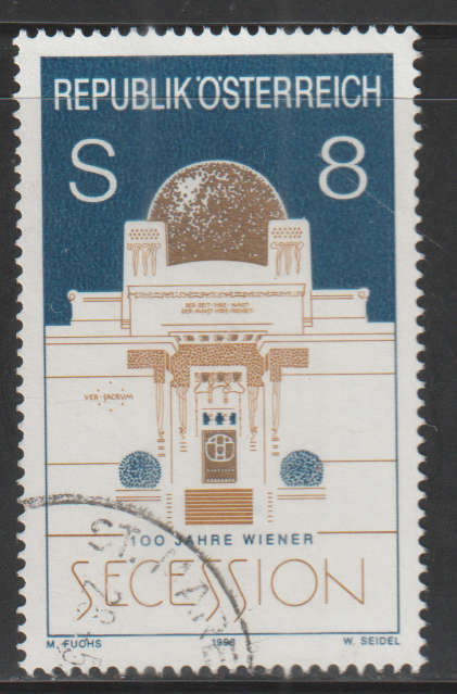 AUSTRIA 1998 The 100th Anniversary of the Secession UNH SG 2499