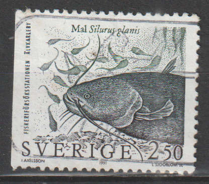 SWEDEN 1991 Fish ULH SG 1551