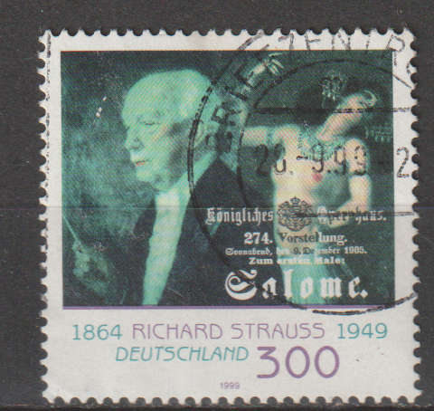 GERMANY 1999 The 50th Anniversary of the Death Richard Strauss, Composer ULH SG 2925