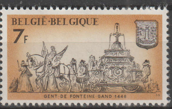 BELGIUM 1974 Historical Motives UMM SG 2357