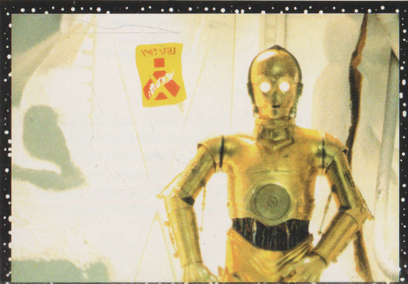PANINI STAR WARS COLLECTABLE STICKER #68