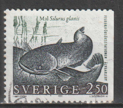 SWEDEN 1991 Fish ULH SG 1552
