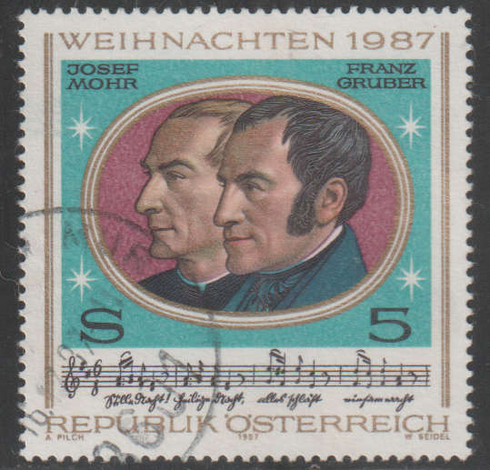 AUSTRIA 1987 Christmas UNH SG 2150
