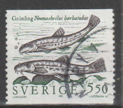 SWEDEN 1991 Fish ULH SG 1555
