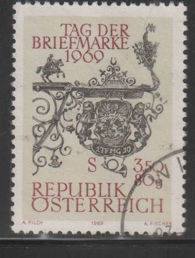 AUSTRIA 1969 Day of the Stamp UNH SG 1571