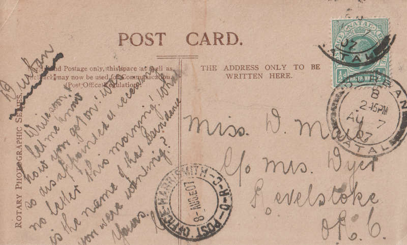 USED POST CARD