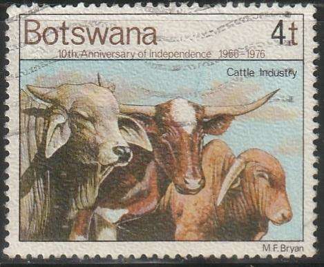BOTSWANA 1976 The 10th Anniversary of Independence ULH SG 381