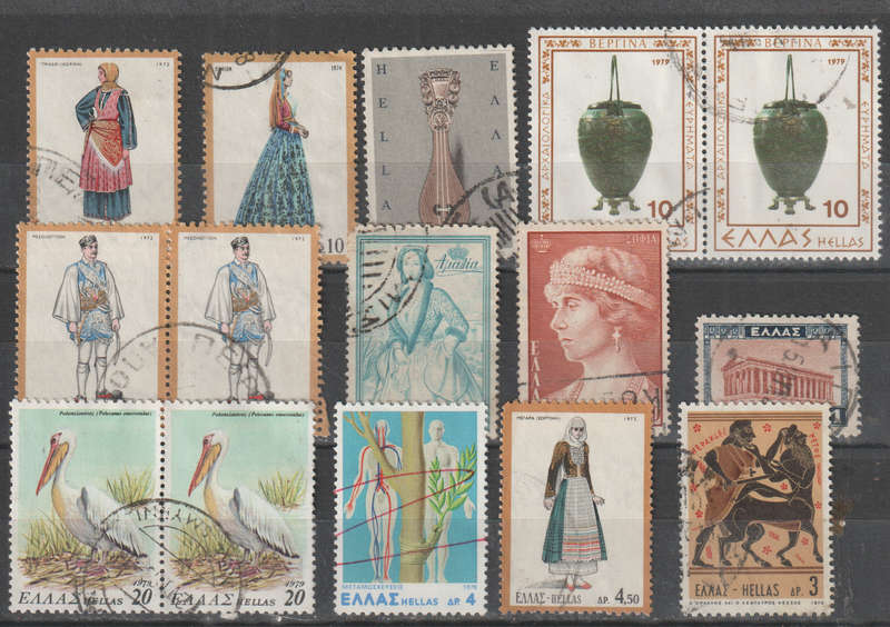 GREECE SELECTION BID PER STAMP TO TAKE ALL