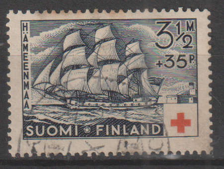 FINLAND 1937 Red Cross charity - Warships ULH SG 314