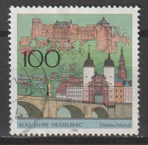GERMANY 1996 The 800th Anniversary of Heidelberg ULH SG 2725