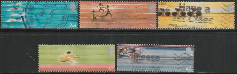 ENGLAND 2002 The 17th Commonwealth Games ULH SG 2299-2303