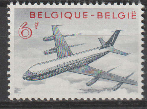 BELGIUM 1959 Sabena's Boeing 707 MM SG 1704