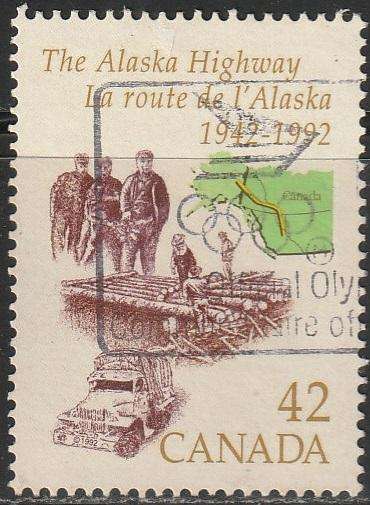 CANADA 1992 The 50th Anniversary of Alaska Highway ULH SG 1497