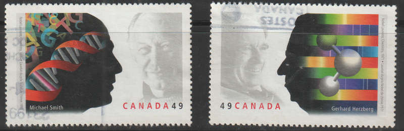 CANADA 2004 Nobel Prize Winners ULH SG 2292/3