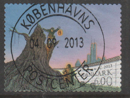 DENMARK 2013 Hans Christian Andersen in Danish-Chinese Interpretation ULH  SCOT 1653 SELF ADHESIVE
